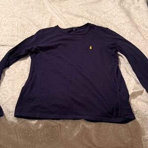 Ralph Lauren Dark Blue Long Sleeve Tee black label
